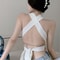 Stylish Women Sexy Backless Crop Tank Top Summer Club Wear Fit 3
