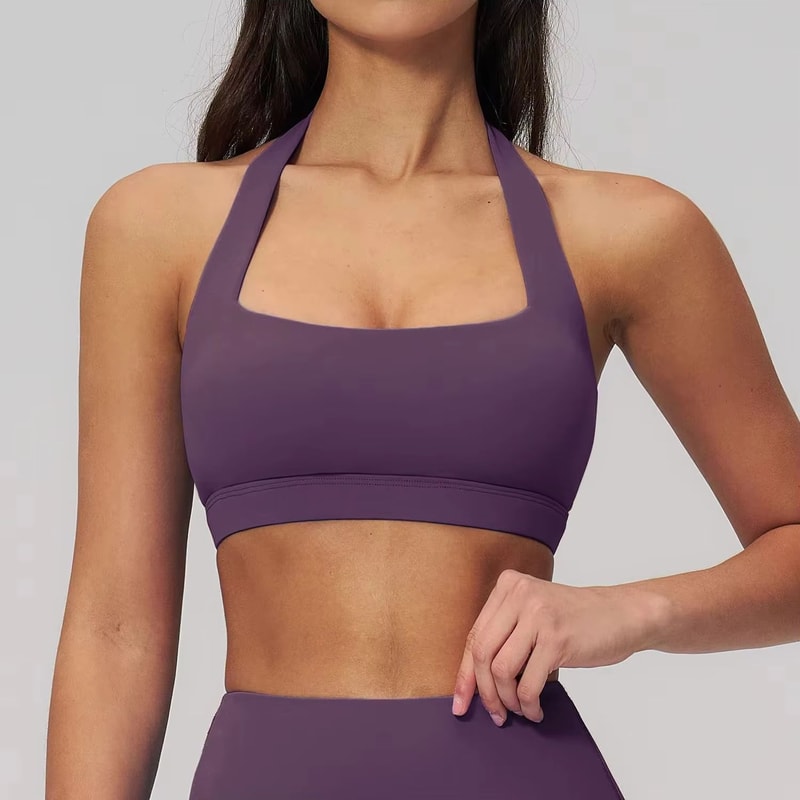 Womens High Support Quick Dry Yoga & Running Sports Bra Fitness Top – Breathable, Shock Proof Workout Bra