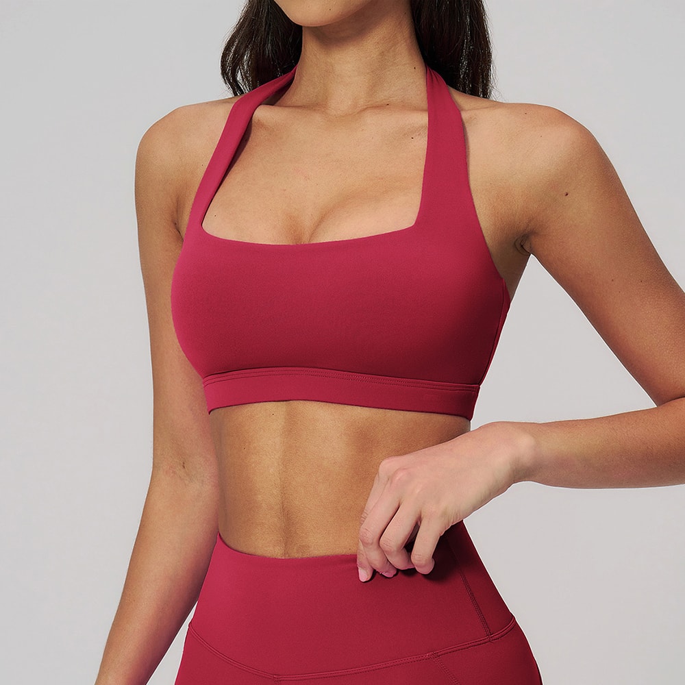 Womens High Support Quick Dry Yoga & Running Sports Bra Fitness Top – Breathable, Shock Proof Workout Bra