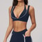 SummerFit Womens Cross Back Fitness Bra – Breathable Yoga & Gym Support Top