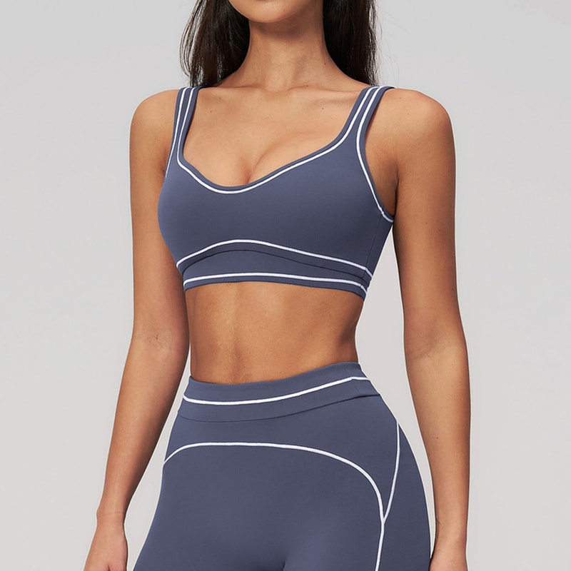 PerformanceFit Breathable Push Up Sports Bra For Women Gym Yoga Workout Crop Top 0