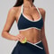 High Support Sports Bra for Women – Open Back Gym & Running Workout Bra with Push Up Design