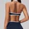 High Support Sports Bra for Women – Open Back Gym & Running Workout Bra with Push Up Design