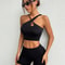 Womens Sexy Fitness Bra Crop Top – Supportive Yoga & Running Workout Sports Bra