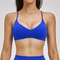 Backless Gym Crop Top for Women – Breathable Workout Bra & Yoga Sports Bra with Cross Back for Fitness and Running