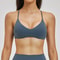 Backless Gym Crop Top for Women – Breathable Workout Bra & Yoga Sports Bra with Cross Back for Fitness and Running