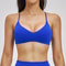 Backless Gym Crop Top for Women – Breathable Workout Bra & Yoga Sports Bra with Cross Back for Fitness and Running