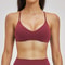 Backless Gym Crop Top for Women – Breathable Workout Bra & Yoga Sports Bra with Cross Back for Fitness and Running