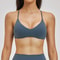 Backless Gym Crop Top for Women – Breathable Workout Bra & Yoga Sports Bra with Cross Back for Fitness and Running