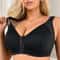 ComfortFit Black Full Coverage Wireless Bra – Plus Size Full Cup Support