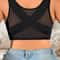 ComfortFit Black Full Coverage Wireless Bra – Plus Size Full Cup Support