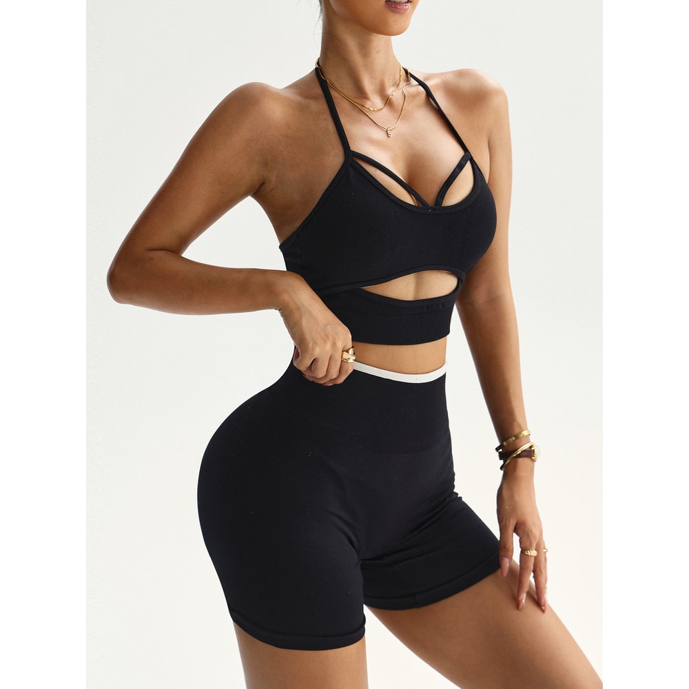 Performance Seamless Push Up Yoga Bra Breathable Sports Bra For Gym Fitness 2
