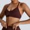 High Support Seamless Sports Bra for Women – Adjustable Push Up Fitness Tank Top