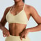 High Support Seamless Sports Bra for Women – Adjustable Push Up Fitness Tank Top