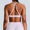 High Support Seamless Sports Bra for Women – Adjustable Push Up Fitness Tank Top