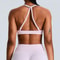 High Support Seamless Sports Bra for Women – Adjustable Push Up Fitness Tank Top