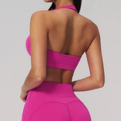 breathable high support yoga sports bra for women – fitness activewear top
