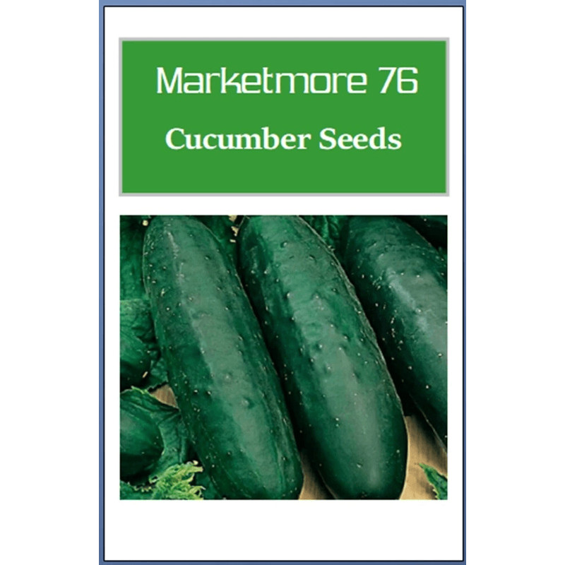 Marketmore 76 Cucumber Seeds NonGMO Heirloom Garden Seeds Best For Organic Gardening 0