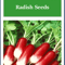 French Breakfast Radish Seeds NonGMO Heirloom Garden Seeds For Quick Growth 0