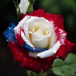 rare three color rose seeds for home potted garden