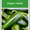 Tam Jalapeno Pepper Seeds NonGmo Jalapeno Pepper Seeds Heirloom Seeds 1