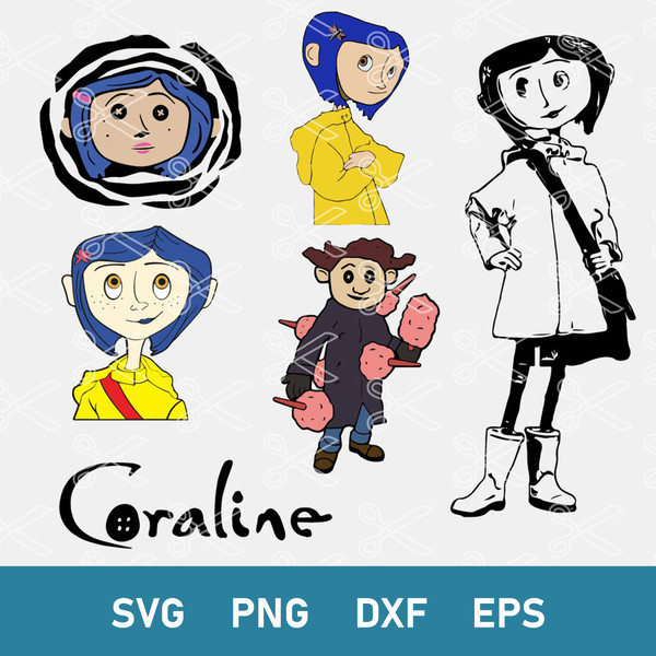 Coraline Bundle Svg, Coraline Svg, Coraline Clipart, Coraline Cricut, Instantdownload.jpeg