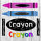 Crayons Bundle Svg, Crayon Svg, School Crayons Svg, Crayon Monogram Svg, Png Dxf Eps Digital File.jpg