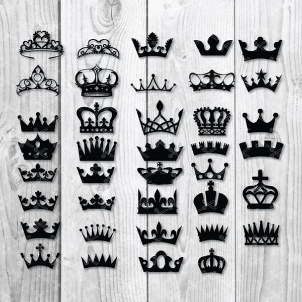 Crown Bundle Svg, Crown Svg, Crown Clipart, Crown Cricut Svg, Instant Download.jpg