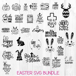Easter Bunny Bundle Svg, Easter Svg, Bunny Quotes Svg, Rabbit Svg, Intant Dowload