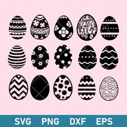 Easter Egg Bundle Svg, Easter Egg Svg, Easter Egg Clipart, instant Download