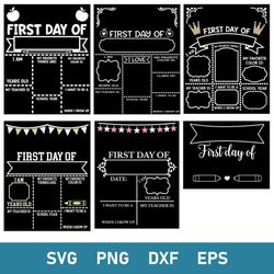 First Day And Last Day Bundle Svg, First Last Day Svg, First Day And Last Day Of School Svg, Png Dxf Eps File