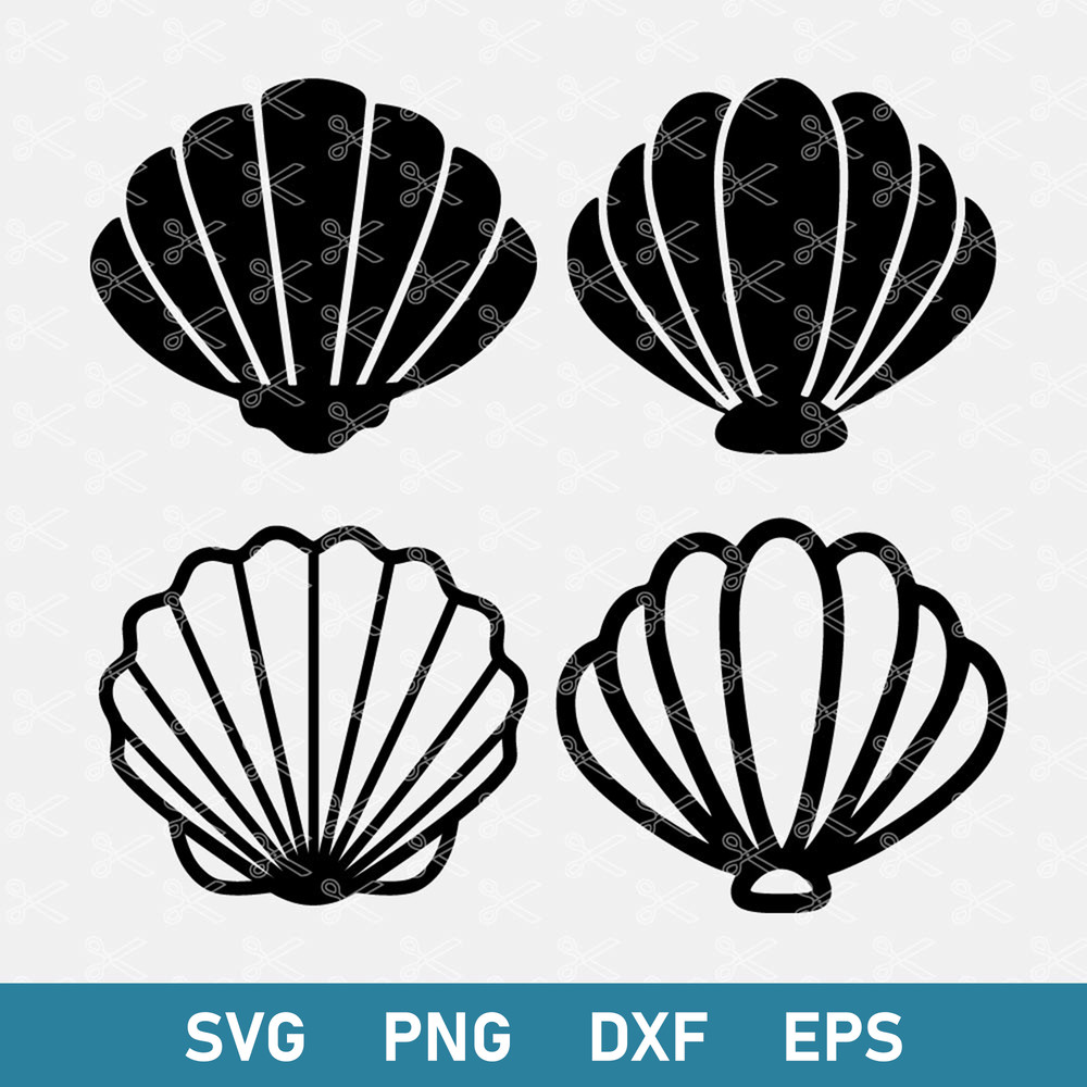 Sea shell Bundle Svg, Shell Svg, Beach Shell Svg, Sea Shell Svg, Png Dxf Eps File.jpg