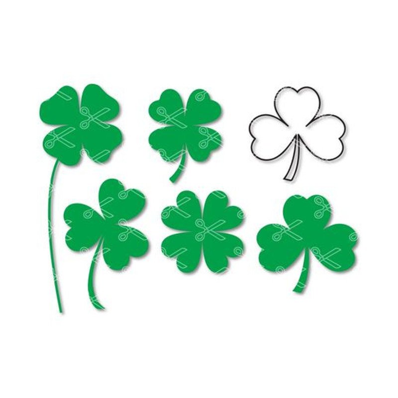 Shamrock Bundle Svg, Shamrock Svg, Shamrock Clipart, Shamrock Svg, Shamrock Cricut Svg, Instant Download.jpg
