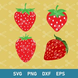 Strawberry Bundle Svg, Strawberry Svg, Strawberry Clipart, Instant Download