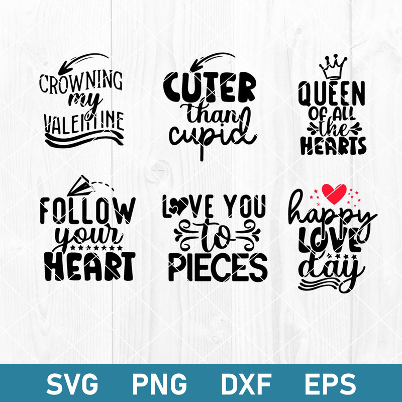 Valentine Bundle Svg, Valentine Quotes Svg, Valetine Day Svg, Png Dxf Eps File.jpeg