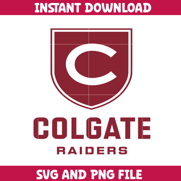 Colgate Raiders University Svg, Colgate Raiders logo svg, Colgate Raiders University, NCAA Svg, Ncaa Teams Svg (10).png