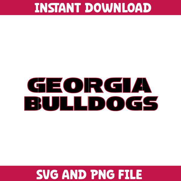 Georgia Bulldogs Svg, Georgia Bulldogs logo svg, Georgia Bulldogs University, NCAA Svg, Ncaa Teams Svg (45).png