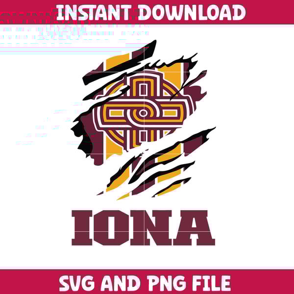 Iona gaels Svg, Iona gaels logo svg, IIona gaels University svg, NCAA Svg, sport svg, digital download (22).png