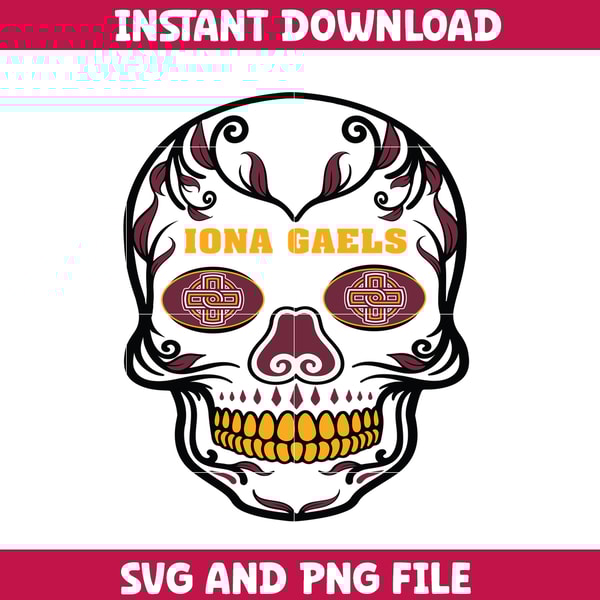 Iona gaels Svg, Iona gaels logo svg, IIona gaels University svg, NCAA Svg, sport svg, digital download (35).png
