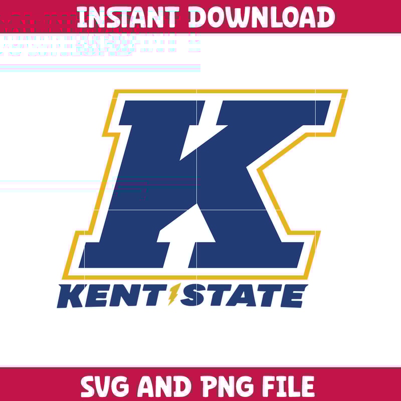 Kent State Golden Svg, Kent State Golden logo svg, Kent State Golden University svg, NCAA Svg, sport svg (11).png