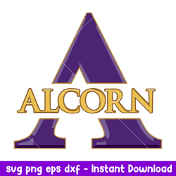 Alcorn State Braves Logo Svg, Alcorn State Braves Svg, NCAA Svg, Png Dxf Eps Digital File