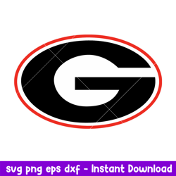 Georgia Bulldogs Logo Svg, Georgia Bulldogs Svg, NCAA Svg, Png Dxf Eps Digital File