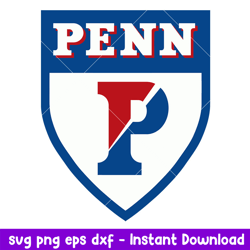 Penn Quakers Logo Svg, Penn Quakers Svg, NCAA Svg, Png Dxf Eps Digital File
