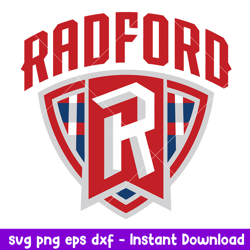 radford highlanders logo svg, radford highlanders svg, ncaa svg, png dxf eps digital file