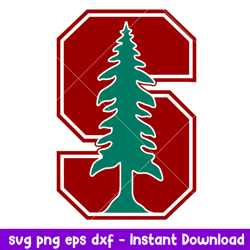Stanford Cardinal Logo Svg, Stanford Cardinal Svg, NCAA Svg, Png Dxf Eps Digital File