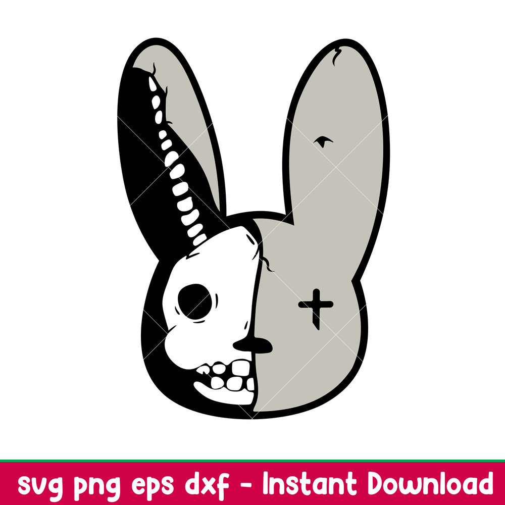 Bad Bunny 4, Bad Bunny Svg, Yo Perreo Sola Svg, Bad bunny logo Svg, El Conejo Malo Svg,png, dxf, eps file.jpeg