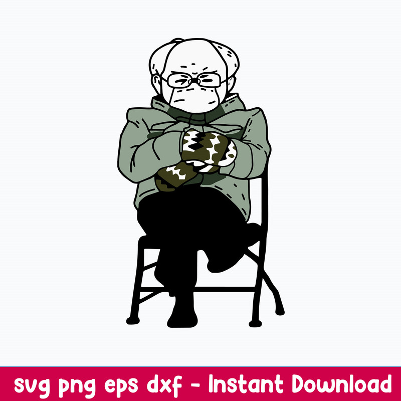 Bernie Sanders 2021 Bernie Sander The 46th President Svg, Bernie Sanders Svg, Png Dxf Eps File.jpeg