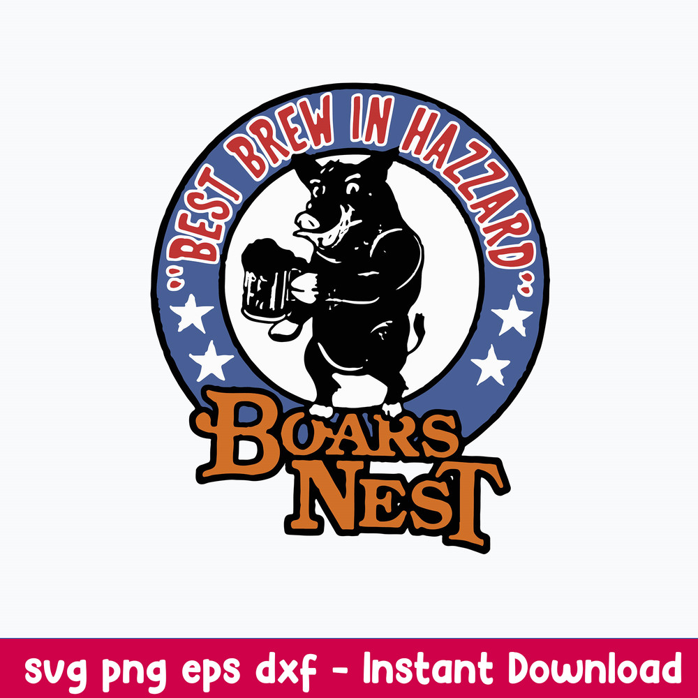 Boars Nest Dukes Of Hazzard Tv Show Svg, Boars Nest Svg, Png Dxf Eps File.jpeg