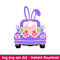 Easter Truck Rabbit Back, Easter Truck Rabbit Back Svg, Happy Easter Svg, Easter egg Svg, Spring Svg,png, dxf, eps file.jpeg