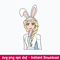 Elsa in Bunny Ears Svg, Elsa Svg, Disney Pincess Svg, Png Dxf Eps File.jpeg